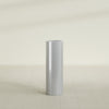 Corry Large Tall Cylinder Fiberglass Planter - 10 in x 10 in x 30 in - Metallic Silver - Metallic Silver,10 in x 10 in x 30 in