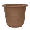 Curbside Bell Tower Round Plastic Planter - 40 in x 40 in x 29.3 in - Terracotta Brick - Terracotta Brick,40 in x 40 in x 29.3 in