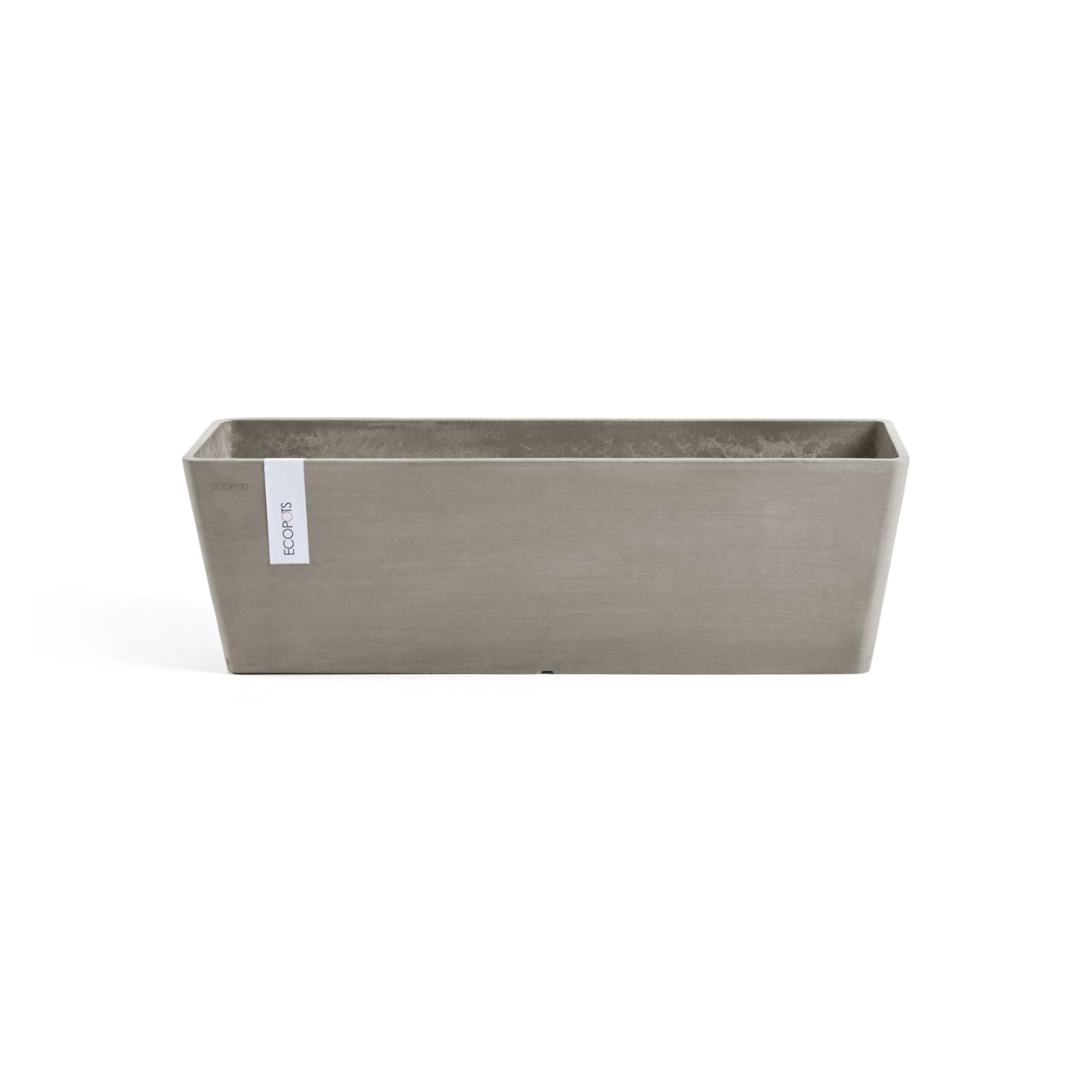 Bruges Medium Rectangle Planter - 21.75 in x 6.75 in x 6.75 in - Taupe - Taupe,21.75 in x 6.75 in x 6.75 in