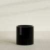 Rio Grande Medium Round Fiberglass Planter - 22 in x 22 in x 22 in - Gloss Black - Gloss Black,22 in x 22 in x 22 in