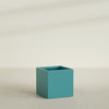 Montroy Large Cube Square Fiberglass Planter - 32 in x 32 in x 32 in - Satin Sea Foam - Satin Sea Foam,32 in x 32 in x 32 in