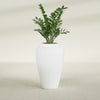 Bara Jar Large Round Fiberglass Planter - 20 in x 20 in x 31 in - Matte White - Matte White,20 in x 20 in x 32 in