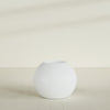 Globe Large Sphere Fiberglass Planter - 30 in x 30 in x 24 in - Matte White - Matte White,30 in x 30 in x 24 in