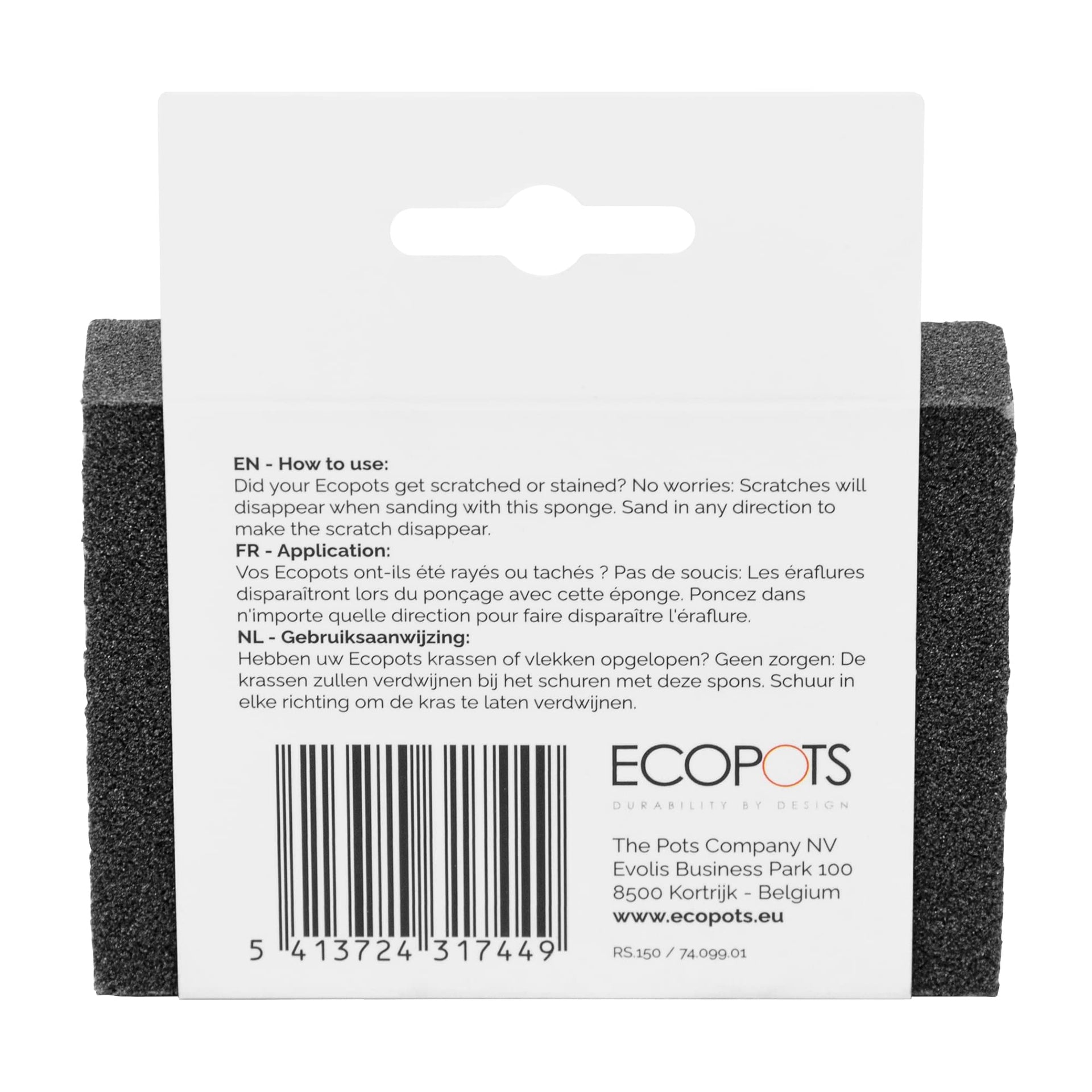 Repair Sponge for ECOPOTS Planter Finishes