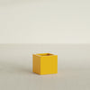 Montroy Small Cube Square Fiberglass Planter - 16 in x 16 in x 16 in - Gloss Saffron - Gloss Saffron,16 in x 16 in x 16 in