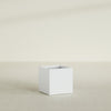Montroy Medium Cube Square Fiberglass Planter - 24 in x 24 in x 24 in - Matte White - Matte White,24 in x 24 in x 24 in