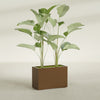 Tolga Large Rectangle Fiberglass Planter - 36 in x 16 in x 24 in - Metallic Bronze - Metallic Bronze,36 in x 16 in x 24 in
