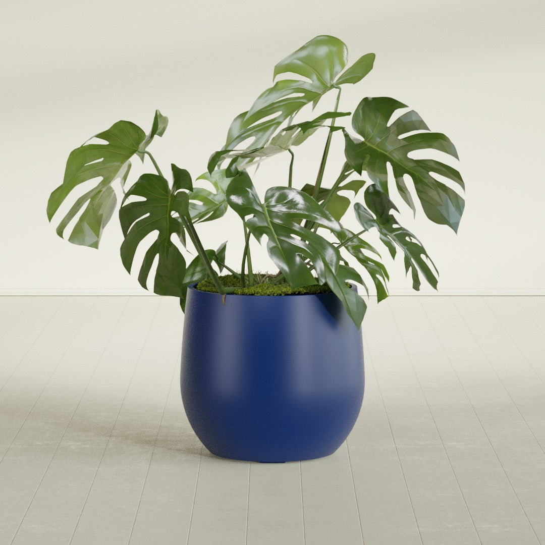 Westfield - 23in diam. x 21in - Matte Cobalt Blue - Matte Cobalt Blue,23 in diam. x 21 in H