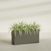 Hollywood Extra Large Narrow Rectangle Fiberglass Planter - 48 in x 12 in x 24 in - Matte Bronze - Matte Bronze,48 in x 12 in x 24 in