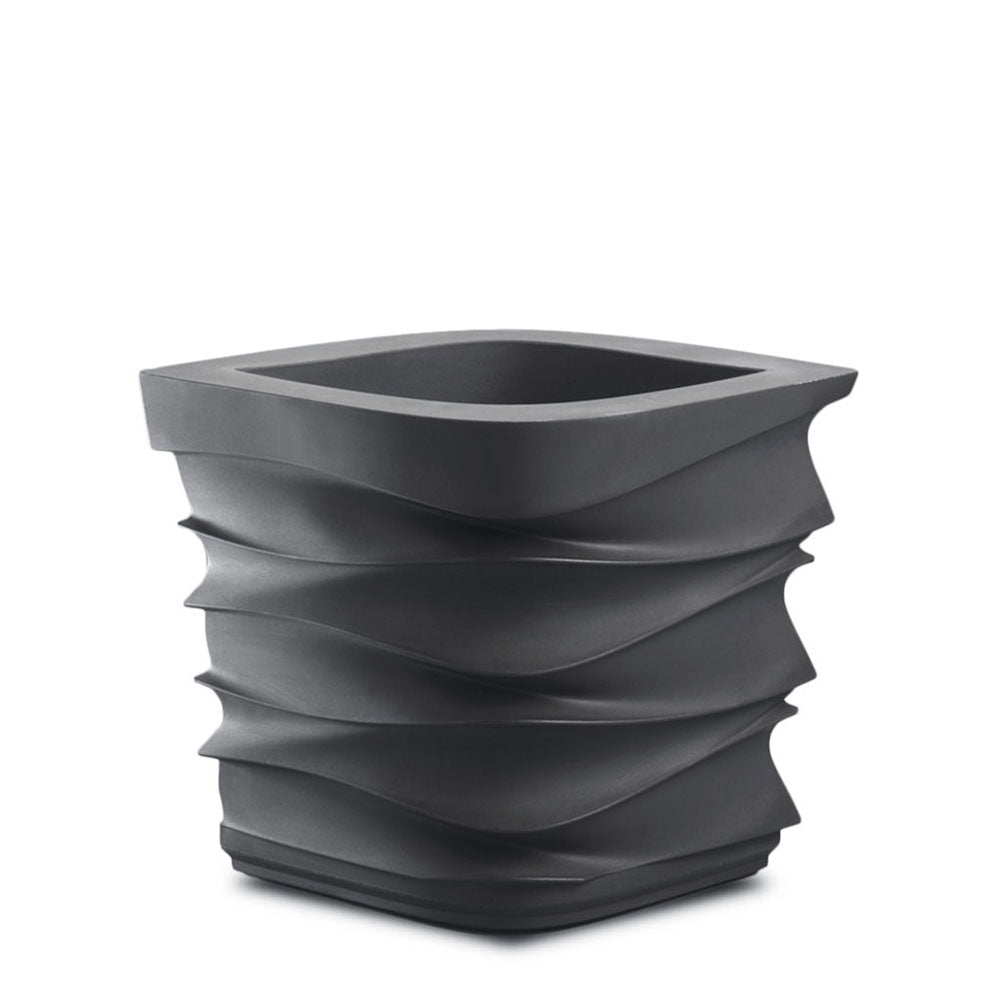 Eye Ain't Medium Abstract Plastic Planter - 26 in x 26 in x 18.75 in - Slate - Slate,26 in x 26 in x 18.75 in