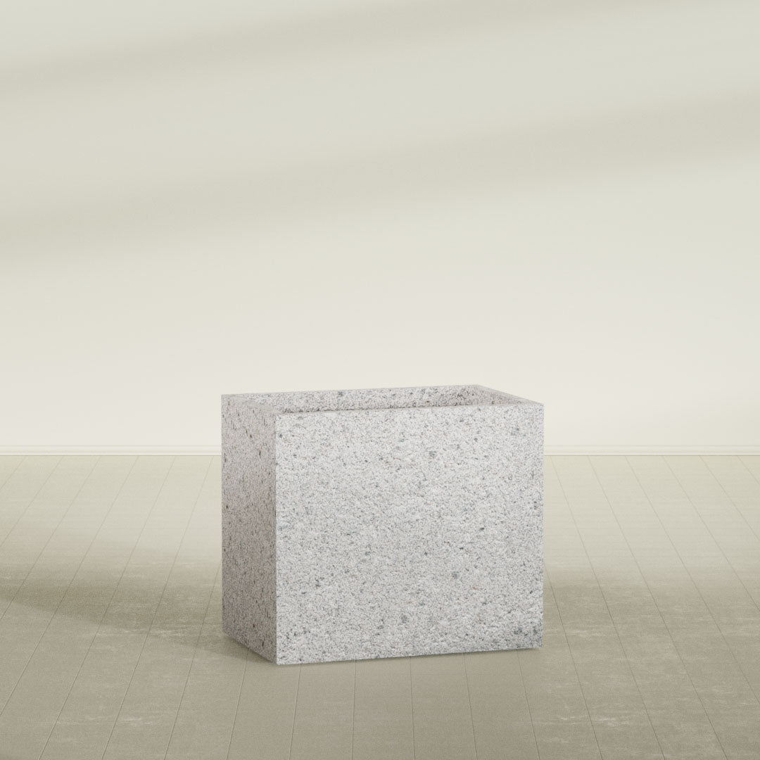 ProTone Fiberglass Premium Finish Large Rectangle Planter - 36 in x 24 in x 32 in - StoneLight - Pearlstone - StoneLight - Pearlstone,36 in x 24 in x 32 in