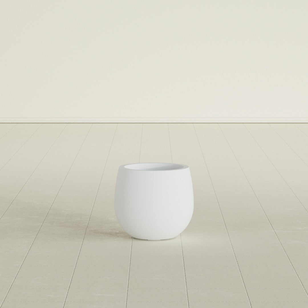 Westfield - 10in diam. x 9in - Gloss White - Gloss White,10 in diam. x 9 in H