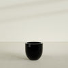 Alzira Medium Round Fiberglass Planter - 23 in x 23 in x 22 in - Gloss Black - Gloss Black,23 in x 23 in x 22 in