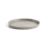 Medium Round Saucer - 23 in x 23 in x 1.8 in - Taupe - Taupe,23 in x 23 in x 1.75 in