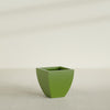 Lima Medium Tapered Square Fiberglass Planter - 20 in x 20 in x 20 in - Satin Green - Satin Green,20 in x 20 in x 20 in