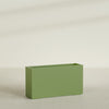 Potsdam Extra Large Long Rectangle Fiberglass Planter - 60 in x 16 in x 32 in - Satin Green - Satin Green,60 in x 16 in x 32 in