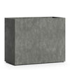 Semplito Rectangular Planter – Grey Stone Finish – Fiberglass Indoor/Outdoor and Weather-Resistant Large Planter (39.5" L x 19.75" W x 31.5" H Exterior, 39" L x 19.3" W Interior) - Grey Stone,39.3 in x 19.7 in x 31.5 in
