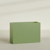Darwin Extra Large Long Rectangle Fiberglass Planter - 60 in x 24 in x 42 in - Satin Green - Satin Green,60 in x 24 in x 42 in