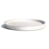 Small Round Saucer - 20 in x 20 in x 1.5 in - White Grey - White Grey,20 in x 20 in x 1.5 in