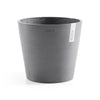 Amsterdam Small Round Planter - 15.8 in x 15.8 in x 13.8 in - Grey - Grey,15.75 in x 15.75 in x 13.75 in,Planter Only