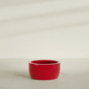 Casablanca Large Round Low Bowl Fiberglass Planter - 30 in x 30 in x 15 in - Gloss Red - Gloss Red,30 in x 30 in x 15 in