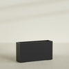Potsdam Extra Large Long Rectangle Fiberglass Planter - 60 in x 16 in x 32 in - Matte Black - Matte Black,60 in x 16 in x 32 in