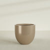 Alzira Large Round Fiberglass Planter - 36 in x 36 in x 34 in - Metallic Gold - Metallic Gold,36 in x 36 in x 34 in