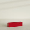 Monaco Rectangle - 26in x 7in x 7 - Gloss Red - Gloss Red,26 in x 7 in x 7 in