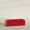 Torino Extra Large Wide Rectangle Fiberglass Planter - 60 in x 24 in x 18 in - Gloss Red - Gloss Red,60 in x 24 in x 18 in