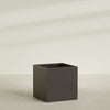 Montroy Extra Large Cube Square Fiberglass Planter - 48 in x 48 in x 48 in - Matte Brown - Matte Brown,48 in x 48 in x 48 in