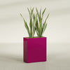 Perth Large Tall Rectangle Fiberglass Planter - 36 in x 16 in x 42 in - Gloss Eggplant - Gloss Eggplant,36 in x 16 in x 42 in