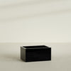 Torino Large Wide Rectangle Fiberglass Planter - 36 in x 24 in x 18 in - Gloss Black - Gloss Black,36 in x 24 in x 18 in