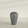 Bara Jar Large Round Fiberglass Planter - 20 in x 20 in x 31 in - Metallic Gunmetal - Metallic Gunmetal,20 in x 20 in x 32 in