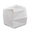 Origami Medium Abstract Plastic Planter - 25.75 in x 25.75 in x 25 in - Alpine White - Alpine White,25.75 in x 25.75 in x 25 in