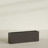 Tolga Extra Large Long Rectangle Fiberglass Planter - 72 in x 16 in x 24 in - Matte Brown - Matte Brown,72 in x 16 in x 24 in