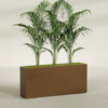 Potsdam Extra Large Long Rectangle Fiberglass Planter - 72 in x 16 in x 32 in - Metallic Bronze - Metallic Bronze,72 in x 16 in x 32 in