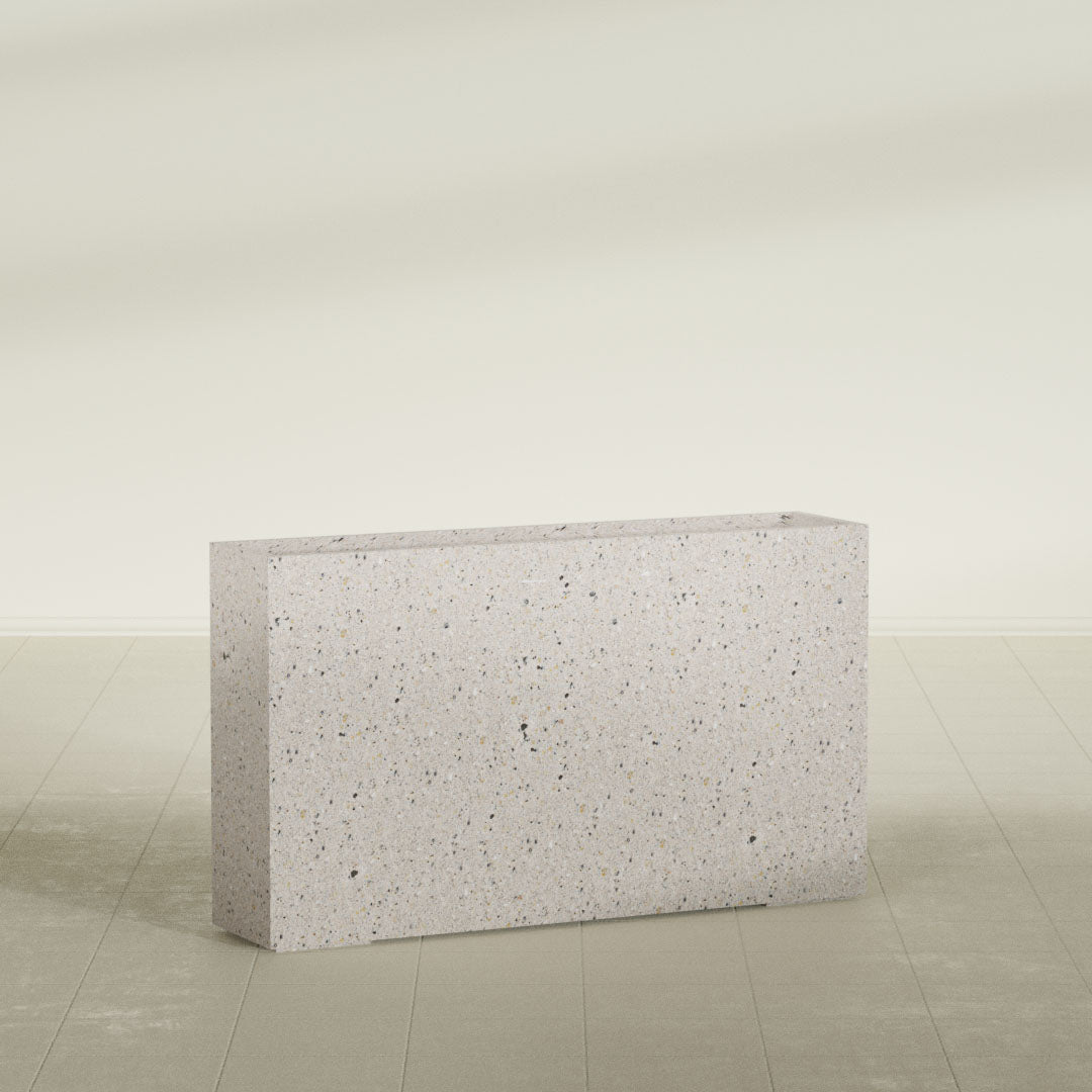 ProTone Fiberglass Premium Finish Extra Large Rectangle Planter - 72 in x 16 in x 42 in - StoneLight - Greystone - StoneLight - Greystone,72 in x 16 in x 42 in