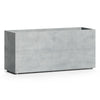 Reglo Rectangular Planter – Concrete Stone Finish – Fiberglass Indoor/Outdoor and Weather-Resistant Large Planter (35.5" L x 11.75" W x 15.75" H Exterior, 35" L x 11.5" W Interior) - Concrete Stone,35.5 in x 11.75 in x 15.75 in - Concrete Stone,35.5  - Concrete Stone,35.4 in x 11.8 in x 15.7 in