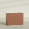 Darwin Extra Large Long Rectangle Fiberglass Planter - 60 in x 24 in x 42 in - Matte Terracotta - Matte Terracotta,60 in x 24 in x 42 in