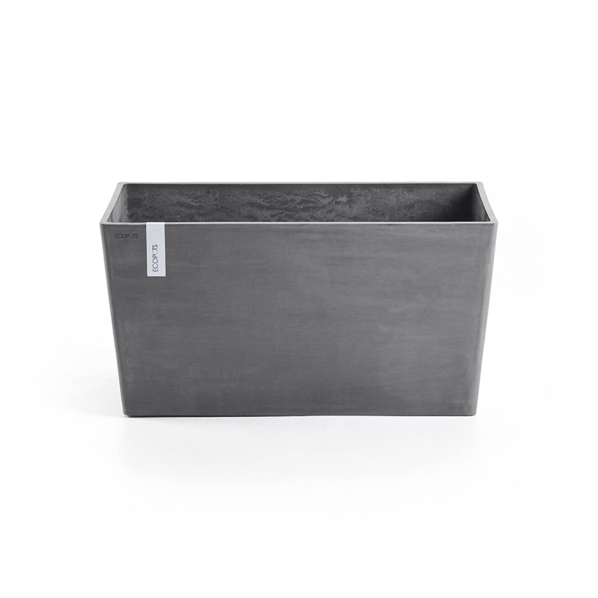 Paris Large Rectangle Planter - 31.5 in x 15 in x 15.75 in - Grey - Grey,31.5 in x 15 in x 15.75 in