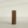 Corry Large Tall Cylinder Fiberglass Planter - 10 in x 10 in x 30 in - Metallic Bronze - Metallic Bronze,10 in x 10 in x 30 in