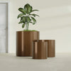 Rio Grande Large Round Fiberglass Planter - 30 in x 30 in x 32 in - Metallic Bronze - Metallic Bronze,30 in x 30 in x 32 in
