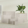 Cube - 36in x 36in x 36in - StoneLight - Pearlstone - StoneLight - Pearlstone,36 in x 36 in x 36 in