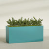 Brisbane Extra Large Long Rectangle Fiberglass Planter - 72 in x 24 in x 32 in - Satin Sea Foam - Satin Sea Foam,72 in x 24 in x 32 in