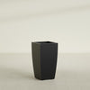 Toulan Large Tall Tapered Square Fiberglass Planter - 16 in x 16 in x 30 in - Matte Black - Matte Black,16 in x 16 in x 30 in