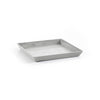 Small Square Saucer - 11 in x 11 in x 1.25 in - White Grey - White Grey,11 in x 11 in x 1.25 in