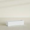 Cuba Large Long Rectangle Fiberglass Planter - 48 in x 14 in x 12 in - Gloss White - Gloss White,48 in x 14 in x 12 in