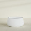 Short Hayden Medium Round Fiberglass Planter - 20 in x 20 in x 10 in - Gloss White - Gloss White,20 in x 20 in x 10 in
