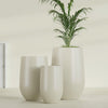 Westfield - 15in diam. x 24in - Satin Beige - Satin Beige,15 in diam. x 24 in H