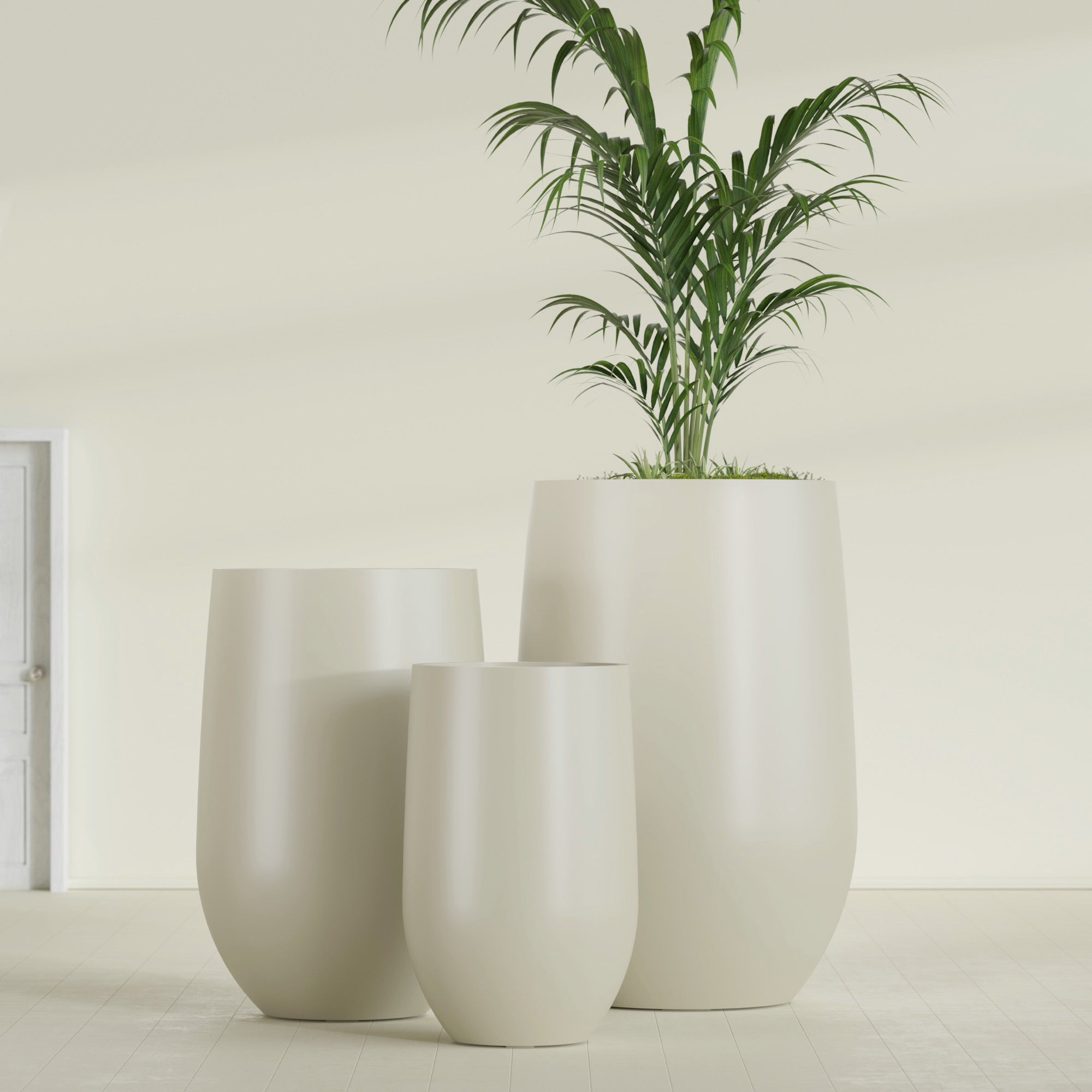 Westfield - 20in diam. x 30in - Satin Beige - Satin Beige,20 in diam. x 30 in H
